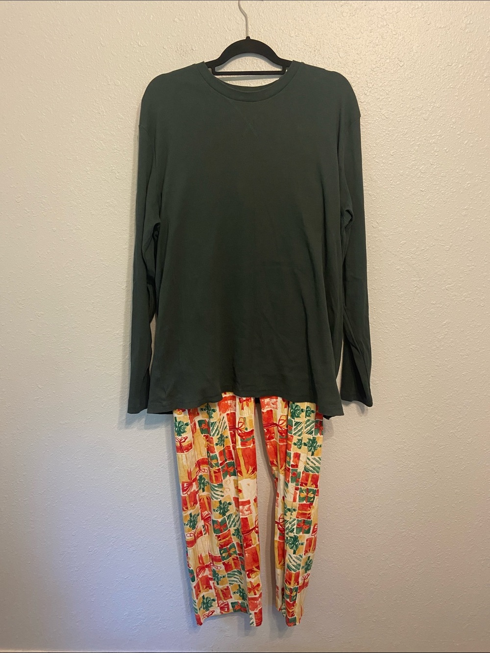 Burt's Bees Baby Forest Green Gift Present Christmas Holiday Pajama Set Size XXL